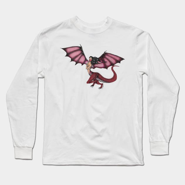 Pandemic Dragon Long Sleeve T-Shirt by Quarantine Girls